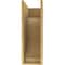 Ekena Millwork 10"W x 20"D x 30"H Classic Van Buren Rough Cedar Woodgrain TimberThane Corbel, Primed Tan CORUR10X20X30VANRCPR - alternate 3